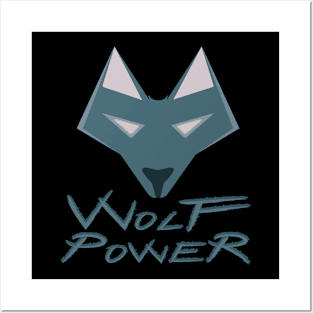 Wolf Power Posters and Art